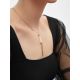 Gold Plated Silver Bar Pendant With Chain Tassel The Ice, image , picture 3
