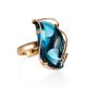 Bold Topaz Cocktail Ring In Gold The Serenade, Ring Size: Adjustable, image 
