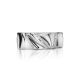 Elegantly Sculpted Silver Crystal Ring, Ring Size: 8 / 18, image , picture 3